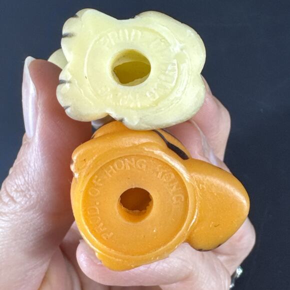 Vintage 80's Garfield & Odie Pencil Topper & Figurines, Rubber - Picture 9 of 14